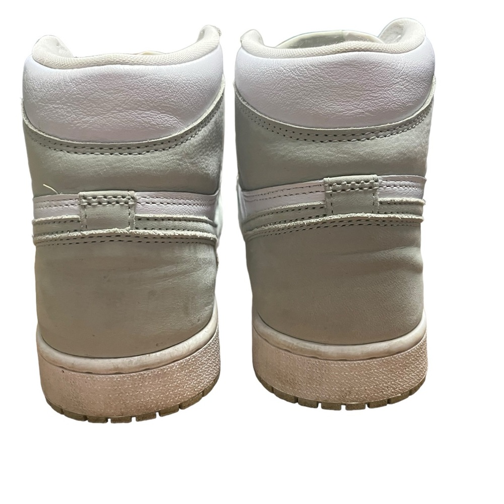 Women's White and Cream High-Top Sneakers - Picture 6 of 14